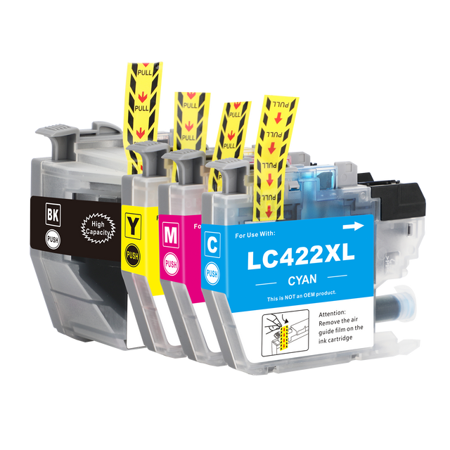 Huismerk Brother LC422XL Inktcartridges Multipack (1 zwart + 3 kleuren)