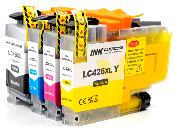 Huismerk Brother LC426XL Inktcartridges Multipack (1 zwart + 3 kleuren)