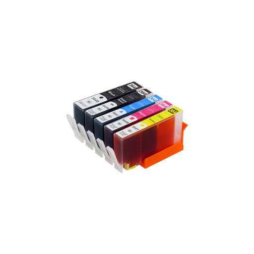 Huismerk HP 364XL Inktcartridge Multipack (1 zwart + 1 foto zwart + 3 kleuren)