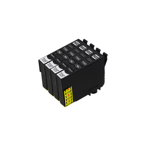 Huismerk Epson 502XL Inktcartridge Zwart (4 zwart)