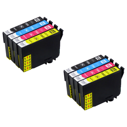 Huismerk Epson 502XL Inktcartridge Multipack (2 zwart + 6 kleuren)