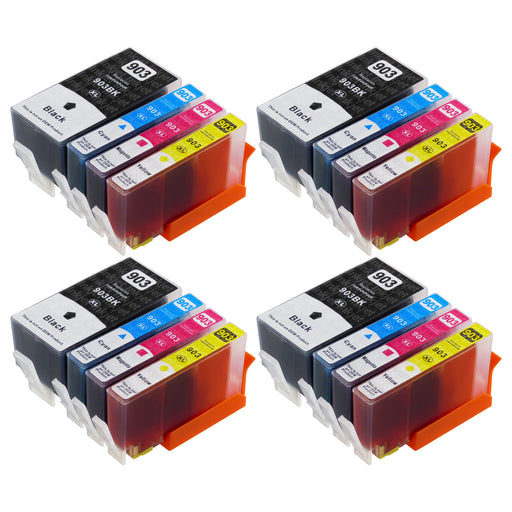 Huismerk HP 903XL Inktcartridge Multipack (4 zwart + 12 kleuren)