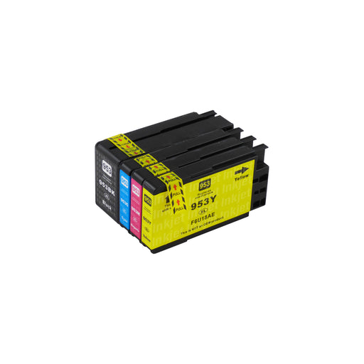 Huismerk HP 953XL Inktcartridge Multipack (1 zwart + 3 kleuren)