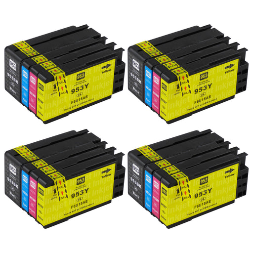 Huismerk HP 953XL Inktcartridge Multipack (4 zwart + 12 kleuren)