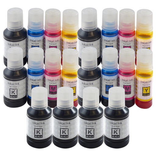 Huismerk Epson Ecotank Inkt Fles (8 zwart + 12 kleuren)