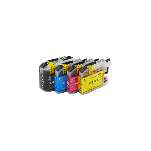 Huismerk Brother LC127XL/LC125XL Inktcartridge Multipack (1 zwart + 3 kleuren)