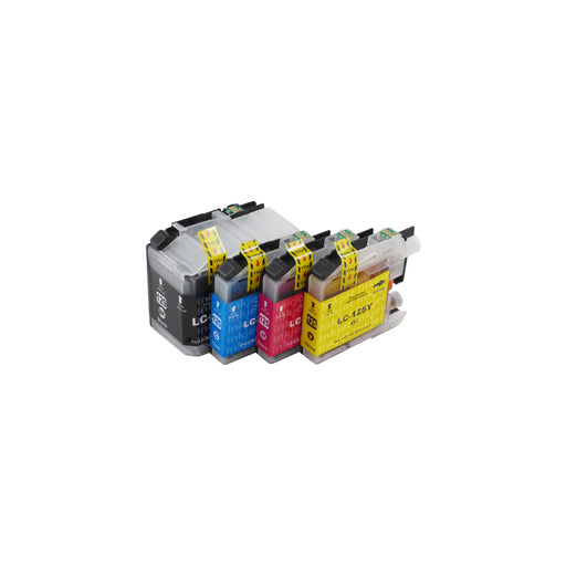 Huismerk Brother LC129XL Inktcartridge Multipack (1 zwart + 3 kleuren)