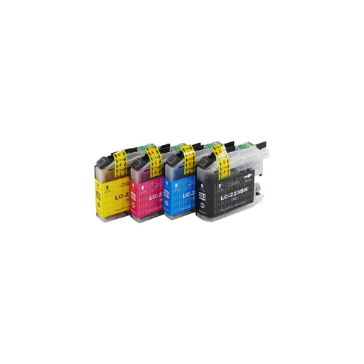 Huismerk Brother LC223XL Inktcartridge Multipack (1 zwart + 3 kleuren)