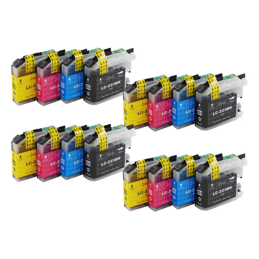 Huismerk Brother LC223XL Inktcartridge Multipack (4 zwart + 12 kleuren)