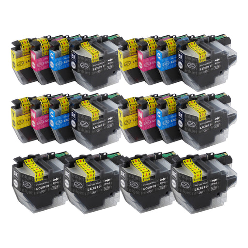 Huismerk Brother LC3217XL/LC3219XL Inktcartridge Multipack (8 zwart + 12 kleuren)