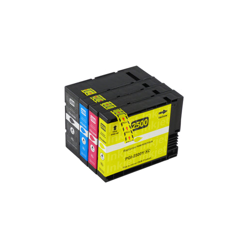 Huismerk Canon PGI-2500XL Inktcartridge Multipack (1 zwart + 3 kleuren)