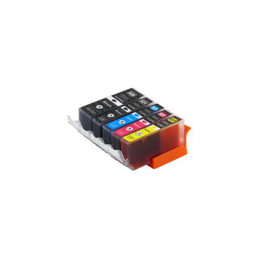 Huismerk Canon PGI-520/CLI-521XL Inktcartridge Multipack (2 zwart + 3 kleuren)