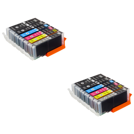 Huismerk Canon PGI-550XL/CLI-551XL Inktcartridge Multipack (4 zwart + 6 kleuren + 2 grijs)