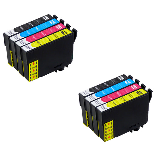 Huismerk Epson T0715 Inktcartridge Multipack (2 zwart + 6 kleuren)