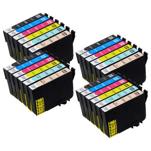 Huismerk Epson T0807 Inktcartridge Multipack (4 zwart + 20 kleuren)