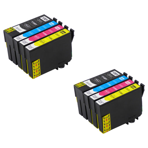 Huismerk Epson T13XL Inktcartridge Multipack (2 zwart + 6 kleuren)
