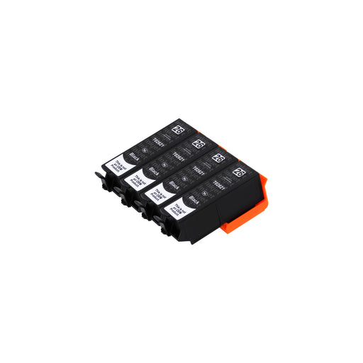 Huismerk Epson T26XL Inktcartridge Zwart (4 zwart)
