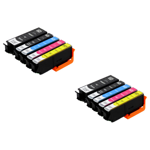 Huismerk Epson T26XL Inktcartridge Multipack (2 zwart + 2 foto zwart + 6 kleuren)