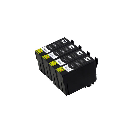 Huismerk Epson T34XL Inktcartridge Zwart (4 zwart)