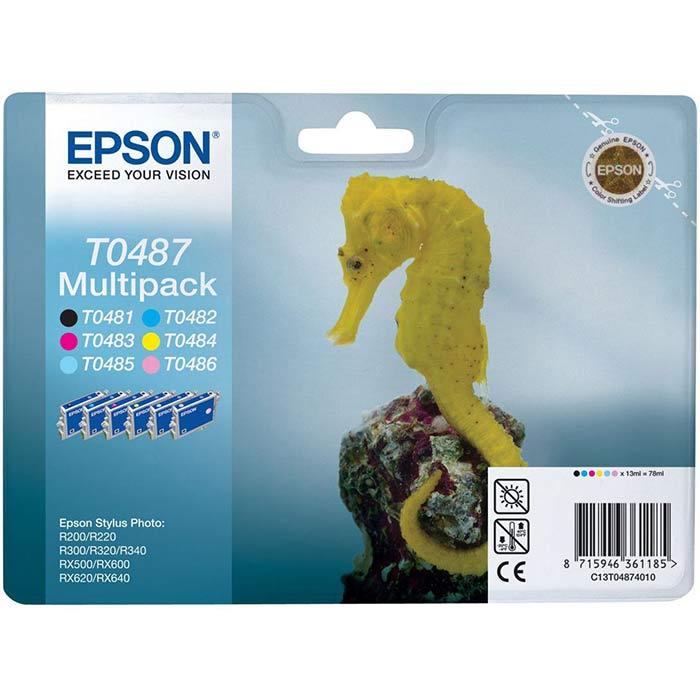 Epson T0487 (ZEEPAARDJE) Inktcartridges