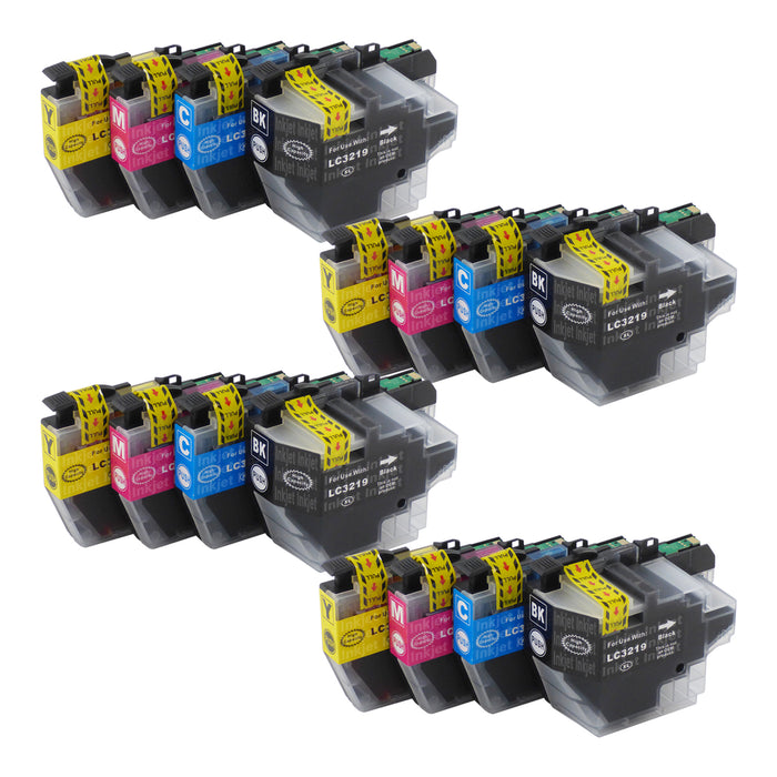 Huismerk Brother LC3217XL/LC3219XL Inktcartridge Multipack (4 zwart + 12 kleuren)