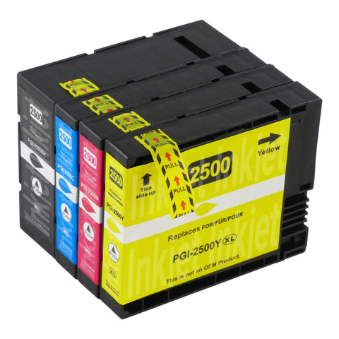 Huismerk Canon PGI-2500XL Inktcartridge Multipack (1 zwart + 3 kleuren)