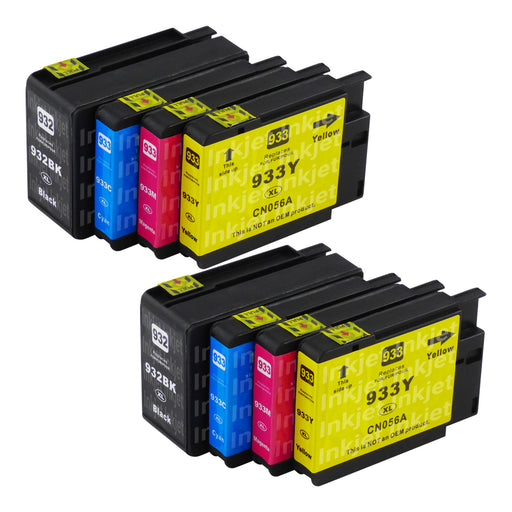Huismerk HP 932XL/933XL Inktcartridge Multipack (2 zwart + 6 kleuren)