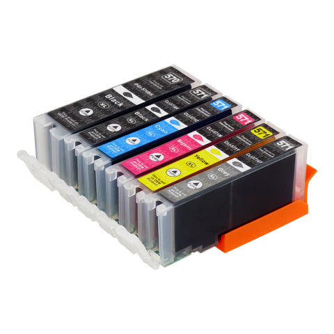 Huismerk Canon PGI-570XL/CLI-571XL Inktcartridge Multipack (2 zwart + 3 kleuren + 1 grijs)