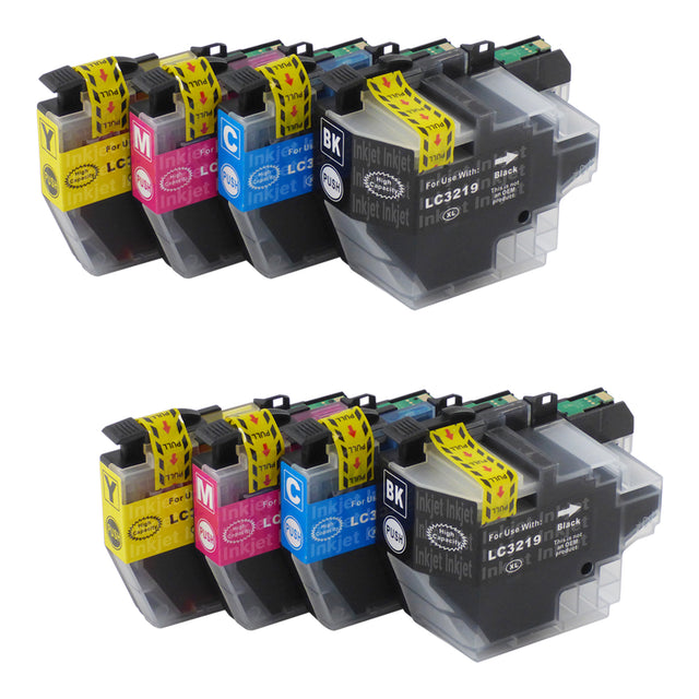 Huismerk Brother LC3217XL/LC3219XL Inktcartridge Multipack (2 zwart + 6 kleuren)