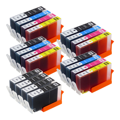 Huismerk HP 364XL Inktcartridge Multipack (8 zwart + 12 kleuren)