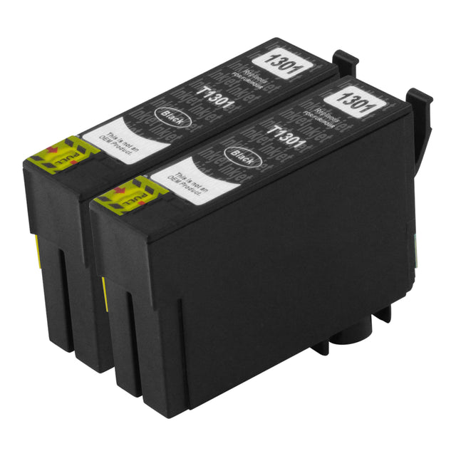 Huismerk Epson T13XL Inktcartridge Zwart (2 zwart)