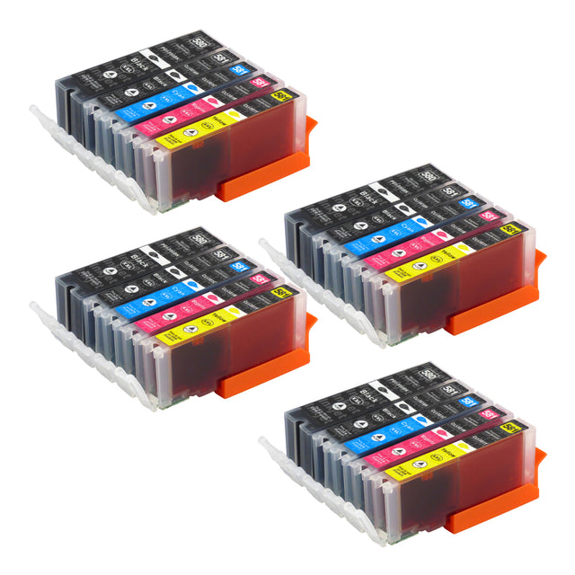 Huismerk Canon PGI-580XL/CLI-581XL Inktcartridge Multipack (8 zwart + 12 kleuren)