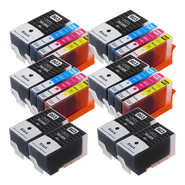 Huismerk HP 903XL Inktcartridge Multipack (8 zwart + 12 kleuren)