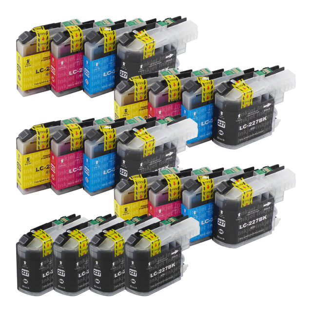 Huismerk Brother LC227XL Inktcartridge Multipack (8 zwart + 12 kleuren)