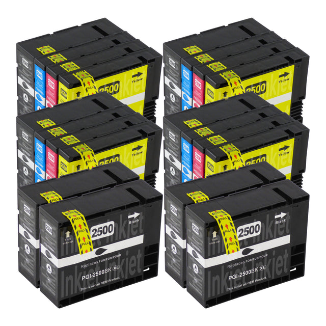 Huismerk Canon PGI-2500XL Inktcartridge Multipack (8 zwart + 12 kleuren)