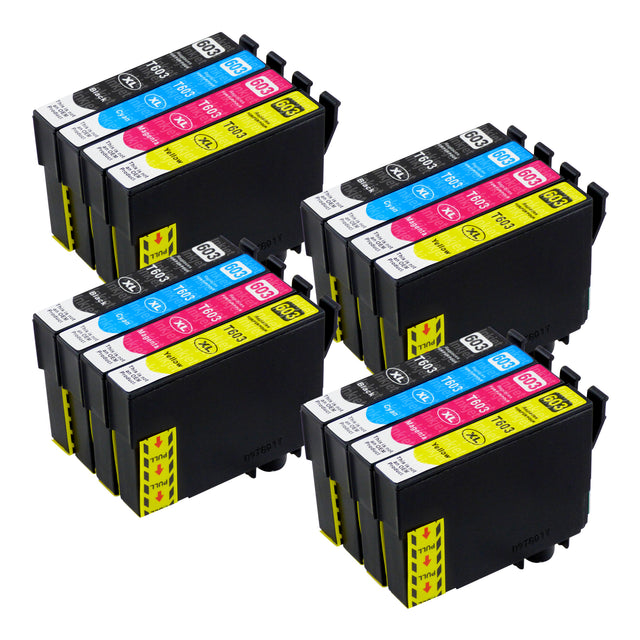 Huismerk Epson 603XL Inktcartridge Multipack (4 zwart + 12 kleuren)