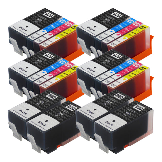 Huismerk HP 920XL Inktcartridge Multipack (8 zwart + 12 kleuren)