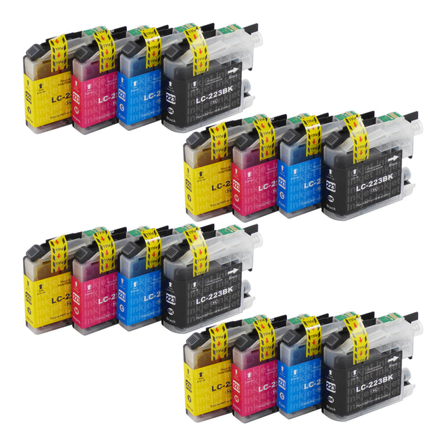 Huismerk Brother LC223XL Inktcartridge Multipack (4 zwart + 12 kleuren)