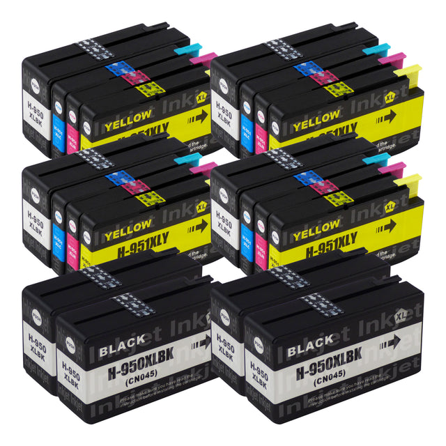 Huismerk HP 950XL/951XL Inktcartridge Multipack (8 zwart + 12 kleuren)