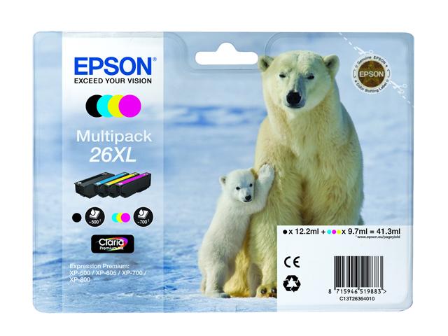 Originele Epson T26XL Inktcartridge Multipack