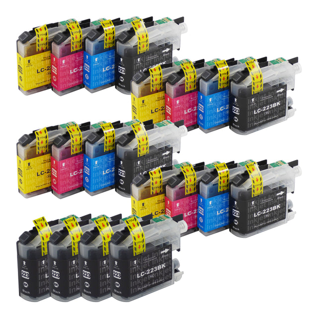 Huismerk Brother LC223XL Inktcartridge Multipack (8 zwart + 12 kleuren)