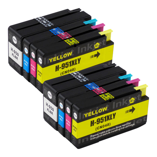 Huismerk HP 950XL/951XL Inktcartridge Multipack (2 zwart + 6 kleuren)