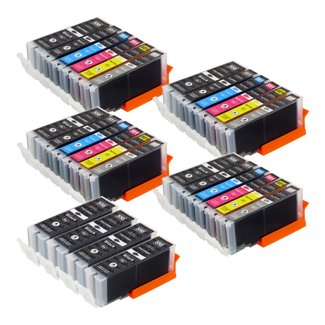 Huismerk Canon PGI-550XL/CLI-551XL Inktcartridge Multipack (12 zwart + 12 kleuren + 4 grijs)