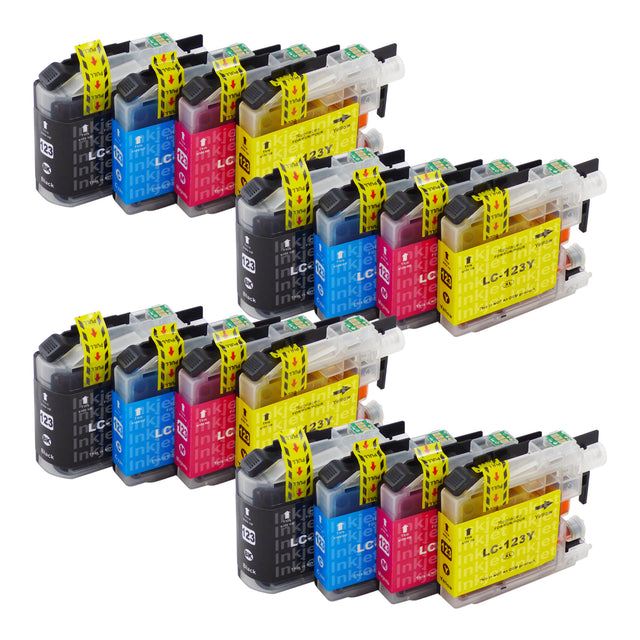 Huismerk Brother LC123XL Inktcartridge Multipack (4 zwart + 12 kleuren)