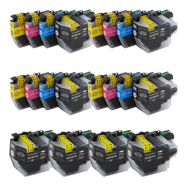 Huismerk Brother LC3217XL/LC3219XL Inktcartridge Multipack (8 zwart + 12 kleuren)