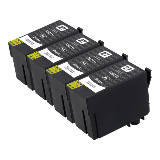 Huismerk Epson T27XL Inktcartridge Zwart (4 zwart)