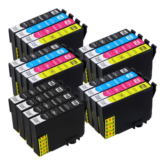 Huismerk Epson T16XL Inktcartridge Multipack (8 zwart + 12 kleuren)