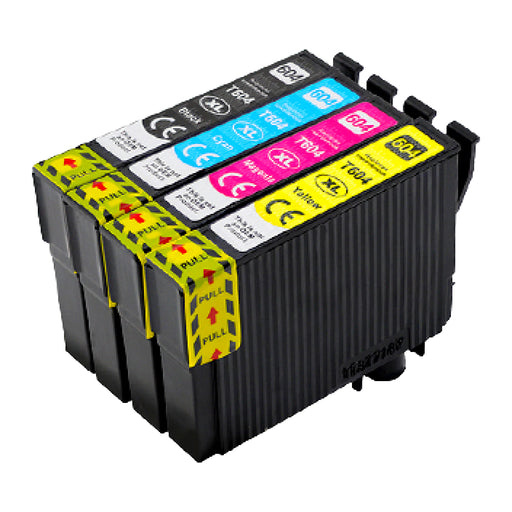 Huismerk Epson 604XL Inktcartridge Multipack (1 zwart + 3 kleuren)