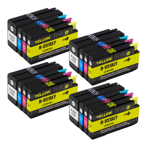 Huismerk HP 950XL/951XL Inktcartridge Multipack (4 zwart + 12 kleuren)