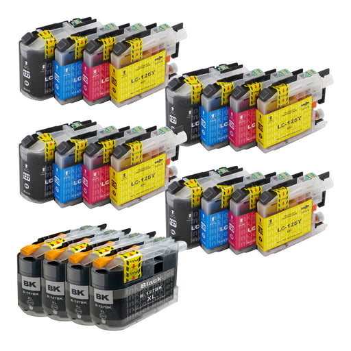 Huismerk Brother LC127XL/LC125XL Inktcartridge Multipack (8 zwart + 12 kleuren)
